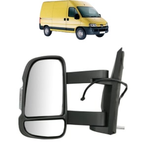Oglinda Stanga PEUGEOT BOXER Van din 2006 - 2023, Auto, Reglaj electric, Completa - Img 2