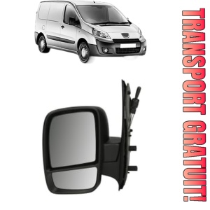 Oglinda Stanga PEUGEOT EXPERT Van (VF3A_, VF3U_, VF3X_) din 2007 - 2016, Auto, Reglaj manual, Completa