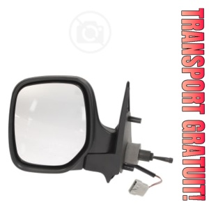 Oglinda Stanga PEUGEOT PARTNER din 1996 - 2023, Auto, Reglaj mecanic, Completa