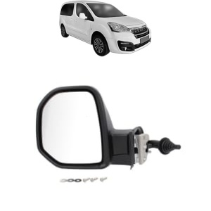 Oglinda Stanga PEUGEOT PARTNER ORIGIN Box Body/MPV (G_) din 2008 - 2015, Auto, Reglaj mecanic, Completa - Img 2