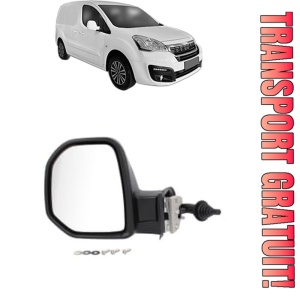 Oglinda Stanga PEUGEOT PARTNER ORIGIN MPV (G_) din 2008 - 2013, Auto, Reglaj mecanic, Completa