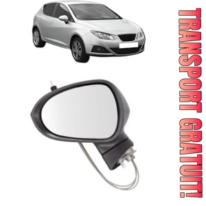 Oglinda Stanga SEAT IBIZA IV (6J5, 6P1) din 2008 - 2017, Auto, Reglaj mecanic, Completa