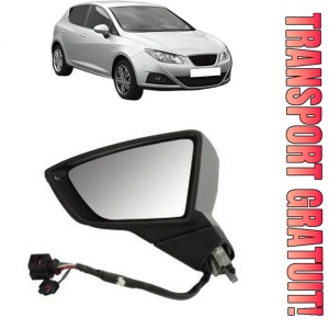 Oglinda Stanga SEAT IBIZA IV (6J5, 6P1) din 2008 - 2017, Auto, Reglaj electric, Completa