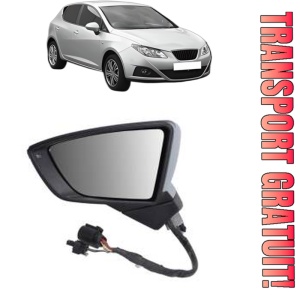 Oglinda Stanga SEAT IBIZA IV (6J5, 6P1) din 2008 - 2017, Auto, Reglaj electric, Completa