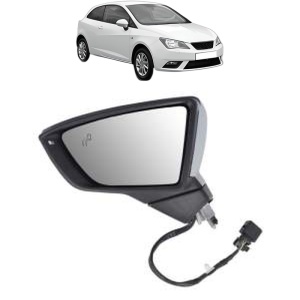 Oglinda Stanga SEAT IBIZA IV SC (6J1, 6P5) din 2008 - 2016, Auto, Reglaj electric, Completa - Img 2