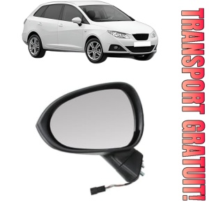 Oglinda Stanga SEAT IBIZA IV ST (6J8, 6P8) din 2010 - 2016, Auto, Reglaj electric, Completa