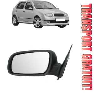 Oglinda Stanga SKODA FABIA I (6Y2) din 1999 - 2008, Auto, Reglaj electric, Completa