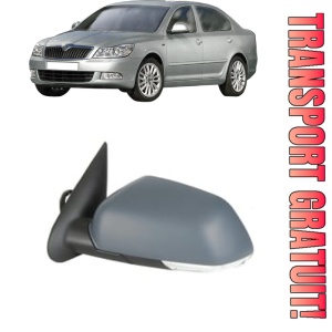 Oglinda Stanga SKODA OCTAVIA II (1Z3) din 2004 - 2013, Auto, Reglaj electric, Completa
