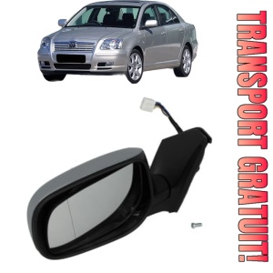 Oglinda Stanga TOYOTA AVENSIS Saloon (_T25_) din 2003 - 2008, Auto, Reglaj electric, Completa