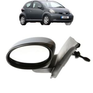 Oglinda Stanga TOYOTA AYGO (_B1_) din 2005 - 2014, Auto, Reglaj mecanic, Completa - Img 2