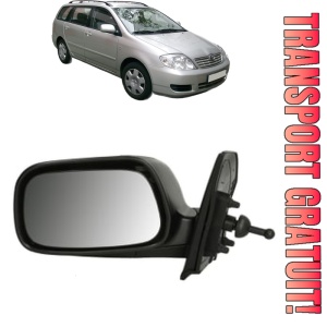 Oglinda Stanga TOYOTA COROLLA Estate (_E12_) din 2001 - 2007, Auto, Reglaj mecanic, Completa