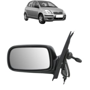 Oglinda Stanga TOYOTA YARIS (_P1_) din 1999 - 2005, Auto, Reglaj mecanic, Completa - Img 2