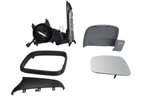 Oglinda Stanga Volkswagen CADDY Box Body/MPV (6K9, 9E7, 9E9) din 1998 - 2009, Auto, Reglaj electric, Completa - Img 3