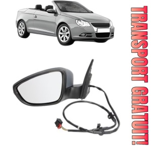 Oglinda Stanga Volkswagen EOS (1F7, 1F8) din 2006 - 2015, Auto, Reglaj electric, Completa