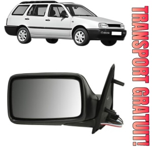 Oglinda Stanga Volkswagen GOLF III Variant (1H5) din 1993 - 1999, Auto, Reglaj electric, Completa