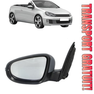 Oglinda Stanga Volkswagen GOLF VI Convertible (517) din 2011 - 2016, Auto, Reglaj electric, Completa