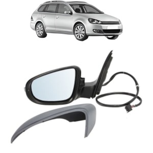 Oglinda Stanga Volkswagen GOLF VI Variant (AJ5) din 2009 - 2013, Auto, Reglaj electric, Completa - Img 2