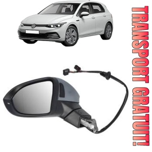 Oglinda Stanga Volkswagen GOLF VIII (CD1, DA1) din 2019 - 2024, Auto, Reglaj electric, Completa
