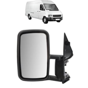 Oglinda Stanga Volkswagen LT 28-46 II Van (2DA, 2DD, 2DH) din 1996 - 2006, Auto, Reglaj manual, Completa - Img 2