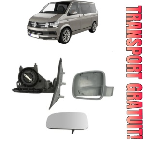 Oglinda Stanga Volkswagen MULTIVAN T5 (7HM, 7HN, 7HF, 7EF, 7EM, 7EN) din 2003 - 2015, Auto, Reglaj manual, Completa
