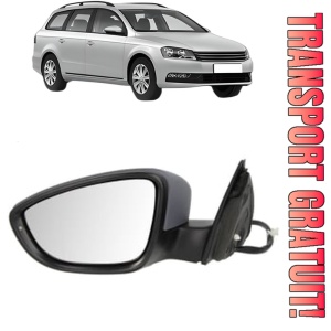Oglinda Stanga Volkswagen PASSAT ALLTRACK B7 Variant (365) din 2012 - 2014, Auto, Reglaj electric, Completa