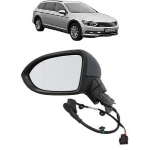Oglinda Stanga Volkswagen PASSAT ALLTRACK B8 Variant (3G5, CB5) din 2015 - 2024, Auto, Reglaj electric, Completa - Img 2