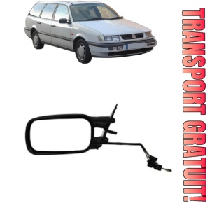 Oglinda Stanga Volkswagen PASSAT B3/B4 (315, 3A5) din 1989 - 1996, Auto, Reglaj mecanic, Completa