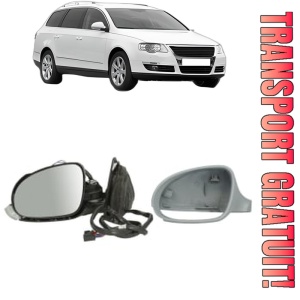 Oglinda Stanga Volkswagen PASSAT B6 Variant (3C5) din 2005 - 2011, Auto, Reglaj electric, Completa