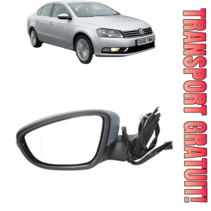 Oglinda Stanga Volkswagen PASSAT B7 (A32, A33) din 2011 - 2020, Auto, Reglaj electric, Completa