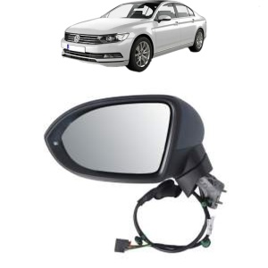 Oglinda Stanga Volkswagen PASSAT B8 (3G2, CB2) din 2014 - 2024, Auto, Reglaj electric, Completa - Img 2