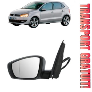 Oglinda Stanga Volkswagen POLO V Hatchback Van (6R1, 6C1) din 2009 - 2014, Auto, Reglaj electric, Completa