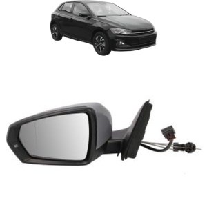 Oglinda Stanga Volkswagen POLO VI (AW1, BZ1, AE1) din 2017 - 2021, Auto, Reglaj mecanic, Completa - Img 2