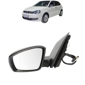 Oglinda Stanga Volkswagen POLO VIVO Hatchback (6S1, 6S3) din 2010 - 2019, Auto, Reglaj mecanic, Completa - Img 2