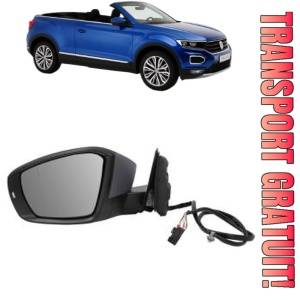 Oglinda Stanga Volkswagen T-ROC din 2017 - 2022, Auto, Reglaj electric, Completa