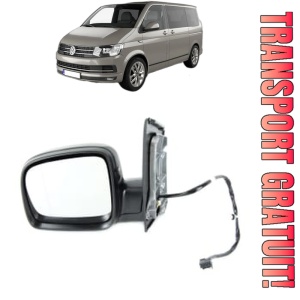 Oglinda Stanga Volkswagen TRANSPORTER T5 Bus (7HB, 7HJ, 7EB, 7EJ) din 2003 - 2015, Auto, Reglaj electric, Completa