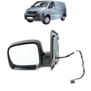 Oglinda Stanga Volkswagen TRANSPORTER T5 Van (7HA, 7HH, 7EA, 7EH) din 2003 - 2015, Auto, Reglaj electric, Completa - Img 2