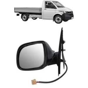 Oglinda Stanga Volkswagen TRANSPORTER T6 Platform/Chassis (SFD, SFE, SFL, SFZ, SJD, SJ din 2015 - 2024, Auto, Reglaj electric, Completa - Img 2