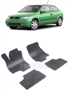 Opel Astra G, Hatchback, fabricat din 1998 - 2009, set covorase auto dedicate, din cauciuc 100% Premium accesorii pentru autoturismul tau - masina v155279
