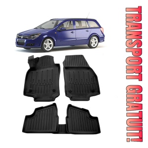 Opel Astra H (Hatchback / Combi) (2004-2010) Set covorase auto cauciuc G.Modern Line 3D