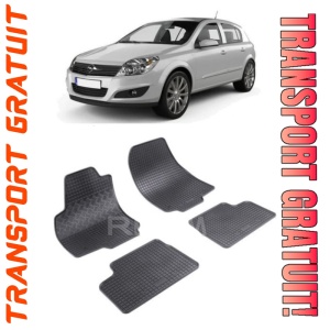 Opel Astra H, Hatchback, fabricat din 2004 - 12.2014, set covorase auto dedicate, din cauciuc 100% Premium