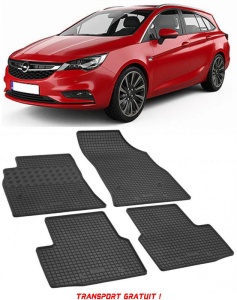 Opel Astra K, Combi, fabricat din 04.2016 - Prezent, set covorase auto dedicate, din cauciuc 100% Premium - Transport Gratuit accesorii pentru autoturismul tau - masina v38581