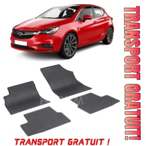 Opel Astra K Lux, Hatchback, fabricat din 11.2015 - Prezent, Covorasele fabricat din Spate Mai Mari, set covorase auto dedicate, din cauciuc 100% Premium - Transport Gratuit