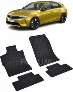 Opel Astra L Hybrid fabricat din 2022 - Prezent, Hatchback, set covorase auto dedicate, din cauciuc 100% Premium accesorii pentru autoturismul tau - masina v151140