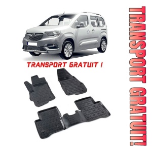 Opel Combo C 2001-2011 Set 4 covorase auto din cauciuc tip tavita premium line 3D - Transport Gratuit!