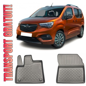 Opel Combo Set covorase auto tip tavita compatibile Opel Combo E Life Electric fabricatie 09.2021 - prezent, caroserie van, 2-3 locuri, ampatament scurt si lung