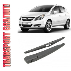 Opel Corsa D Brat stergator pentru luneta spate cu lamela 305 mm, compatibil cu Opel Corsa D Hatchback fabricat intre 2006-2014, calitate extra (Copy 1)