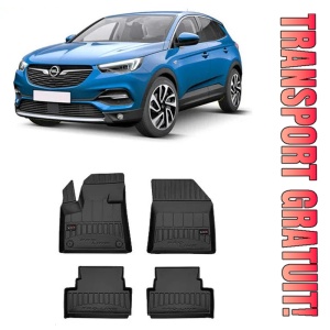 Opel Grandland X, Suv, Din 10.2017 - Prezent , Set Covorase Auto Tip Tavita Premium 3D, din cauciuc