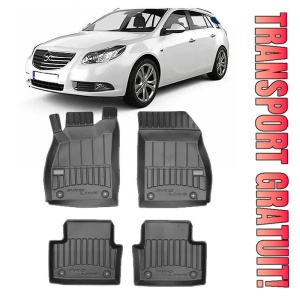 Opel Insignia A, Combi, Din 01.2009 - 08.2017 , Set Covorase Auto Tip Tavita Premium 3D, din cauciuc