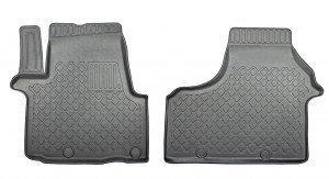 Opel Vivaro B, Van, Din 09.2014 - 02.2019 , Set Covorase Auto Tip Tavita Premium 3D, din cauciuc accesorii pentru autoturismul tau - masina v175318