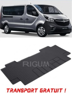 Opel Vivaro C, Van, fabricat din 03.2019 - Prezent, Rand 2, Masina Are 6 Locuri, set covorase auto dedicate, din cauciuc 100% Premium - Transport Gratuit accesorii pentru autoturismul tau - masina v38469